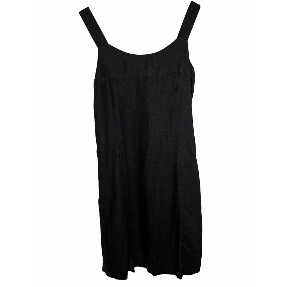 J.Jill  Womens Romper Dress Linen Black Size 8